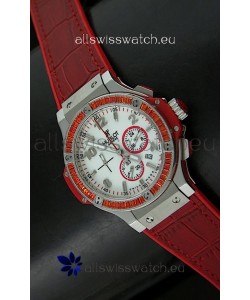 Hublot Big Bang Japanese Repica Watch in Red Strap