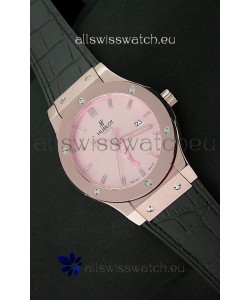 Hublot Classic Fusion FIFA Edition Swiss Watch in Pink Gold Case