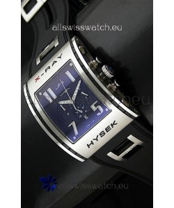 Jorg Hysek X- Ray Japanese Replica Watch in Blue Dial