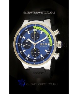 IWC Aquatimer Chrono Automatic Swiss Watch in Blue Dial