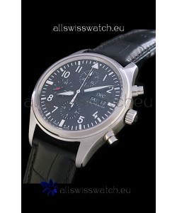 IWC Pilot Swiss Replica Watch in Black Dial
