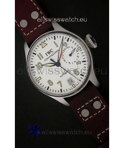 IWC Die Grosse Fliegeruhr Swiss Replica Watch in White Dial
