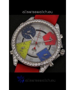 Five Time Zones Jacob&Co. Watch in Multicolour Dial