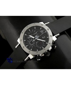 Jacob and Co EPIC II Swiss Watch in Black Carbon Dial