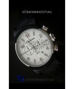 Montblanc Timewalker Watch Chrono in White Dial