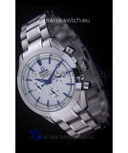 Omega Speedmaster Automatic Chronometer Watch in White Dial