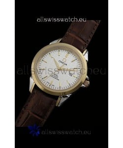 Omega Deville Escapement Mechanical Watch in White Dial