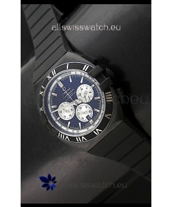 Omega Double Eagle Chronograph PVD Black Watch