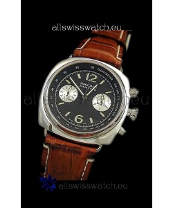 Panerai Radiomir Lemania Swiss Watch in Black Dial