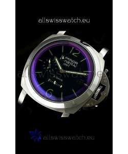 Panerai Luminor GMT 8 Days Watch in Black Dial