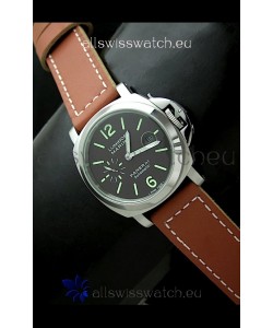 Panerai Luminor Marina Swiss Automatic Steel Watch in Black Dial
