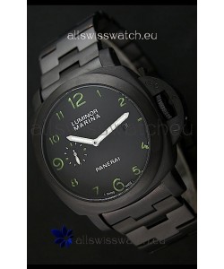 Panerai Luminor Marina Japanese Replica Watch in Green Markers