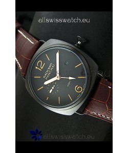 Panerai Radiomir GMT Japanese Replica Watch in PVD Case