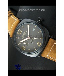 Panerai Radiomir PAM497 10 Days Japanese Replica Watch in PVD Case