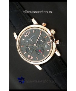 Patek Philippe Perpetual Calender Japanese Steel Watch in Grey Dial