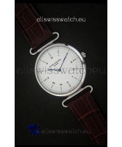 Patek Philippe Calatrava Japanese Quaartz Watch in Steel