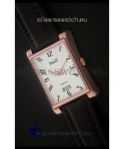 Piaget Tie Emperador Swiss Watch in White Dial