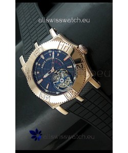 Roger Dubuis Tourbillon Excalibur Swiss Watch in Blue Dial