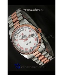 Rolex Day Date Japanese Replica Rose Gold Watch