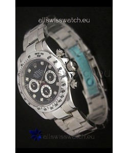 Rolex Daytona Japanese Replica Watch in Black Dial
