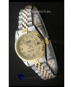 Rolex Datejust Oyster Perpetual Superlative ChronoMeter Japanese Gold Watch 