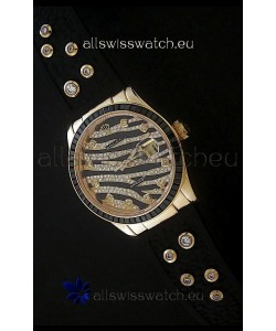 Rolex DateJust Gold Diamond Japanese Replica Watch