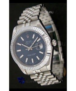 Rolex DateJust Swiss Replica Watch in Blue Dial