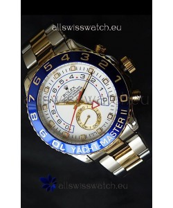 Rolex Replica Yachtmaster II Swiss Watch Two Tone Yellow Gold - 1:1 Mirror Replica Watch