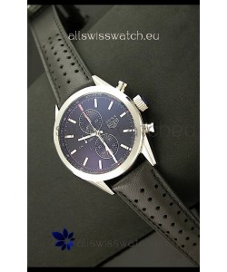 Tag Heuer Carrera Quartz Japanese Replica Watch in Black Dial