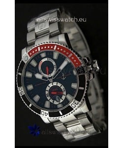 Ulysse Nardin Maxi Marine Diver Swiss Watch in Black Dial