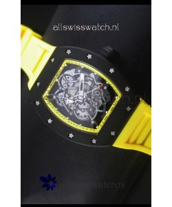 Richard Mille RM055 Bubba Watson Swiss Replica Watch in Yellow Indexes