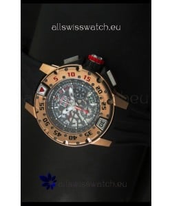 Richard Mille RM032 Swiss Watch in Pink Gold Finish