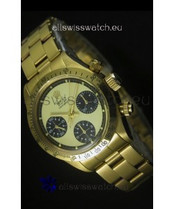 Rolex Daytona 6263 Cosmograph White Dial in Gold Case