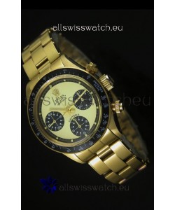 Rolex Daytona 6263 Cosmograph White Dial in Gold Case