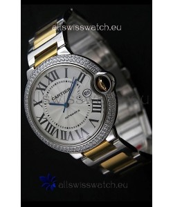 Cartier Ballon Bleu Swiss Replica Automatic Watch in White Dial