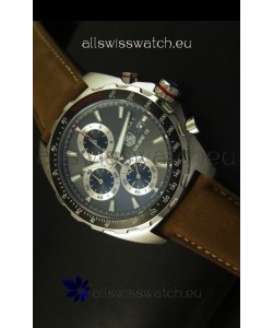 Tag Heuer Calibre 16 Stainless Steel Watch in Grey Dial