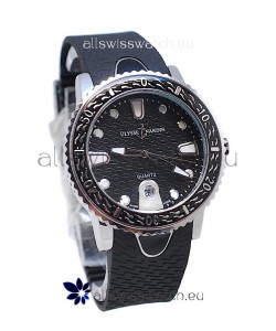 Ulysse Nardin Lady Diver Starry Night Replica Watch in Black Dial