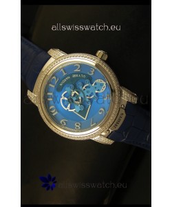 Ulysse Nardin Dual Escapement Japanese Watch in Blue Dial