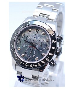 Rolex Project X Daytona Limited Edition Series II Cosmograph MonoBloc Cerachrom Swiss Watch in Black Pearl Dial