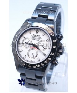 Rolex Daytona Cosmograph Project X Design Black Out Edition Series II Swiss Replica Watch in White Dial