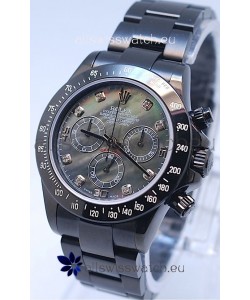 Rolex Daytona Cosmograph Project X Design Black Out Edition Series II Swiss Replica Watch in Black Pearl Dial