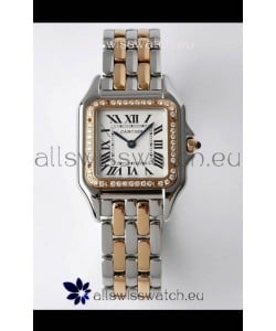PANTHERE de Cartier Edition 27mm 1:1 Mirror Swiss Watch Rose Gold Two Tone Casing