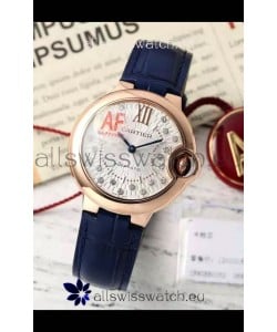Ballon De Cartier Swiss Automatic 1:1 Mirror Quality 33MM in Rose Gold Plating