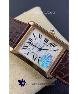 Cartier Tank Solo Swiss Automatic Watch in Rose Gold Plating Casing - 31MM Wide 1:1 Mirror Replica