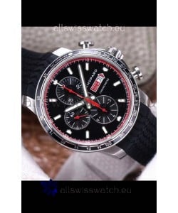 Chopard Classic Racing Chronograph 1:1 Mirror Replica Watch in Steel Casing - Black Dial 