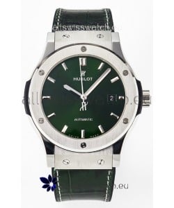 Hublot Super Clone Classic Fusion Titanium 42MM 1:1 Mirror Replica Watch Green Dial