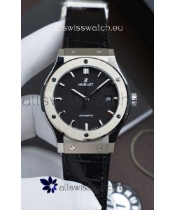 Hublot Super Clone Classic Fusion Titanium Black Dial 42MM Watch