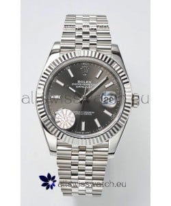Rolex Datejust Cal.3235 Movement Swiss Watch 1:1 Mirror Replica 904L Steel 41MM - Grey Dial 
