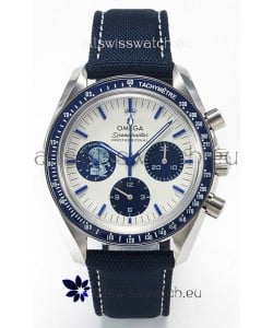 Omega Speedmaster 50th Anniversary Super Clone Snoopy Replica Watch in Nylon Strap 