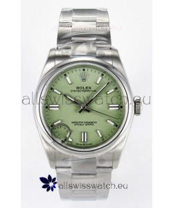 Rolex Oyster Perpetual Super Clone REF#126000 36MM Pistachio Dial Swiss Replica